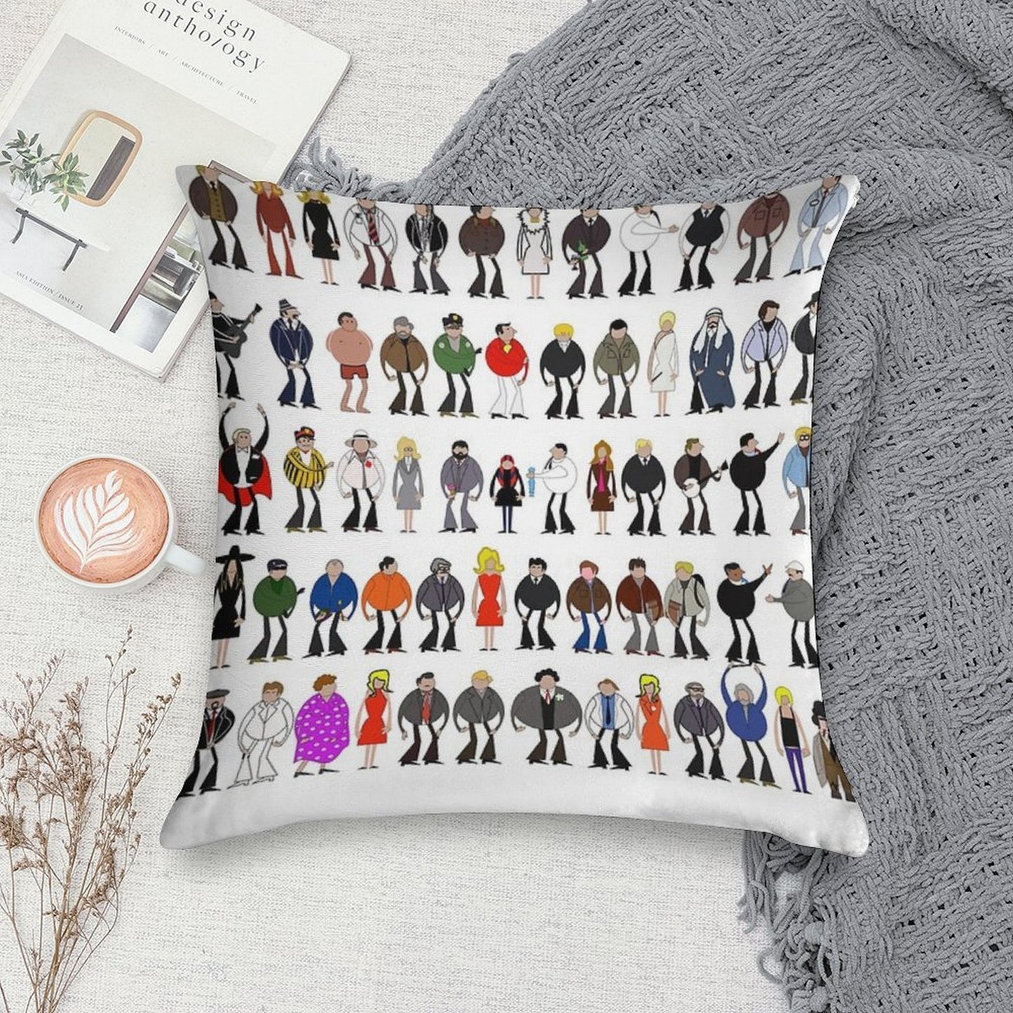 Columbo - The Murderers Soft Reinforced Edging Throw Pillow