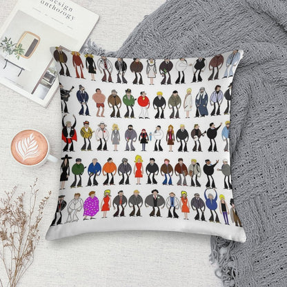 Columbo - The Murderers Soft Reinforced Edging Throw Pillow