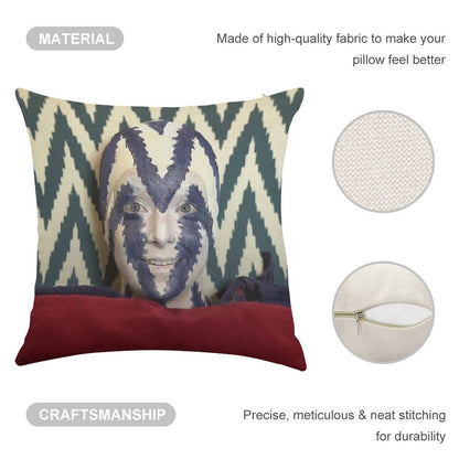 I'm A Chair Beech Linen Throw Pillow Cover