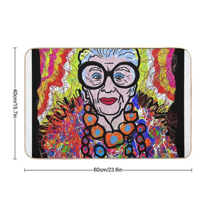 Iris Apfel Bath Mat
