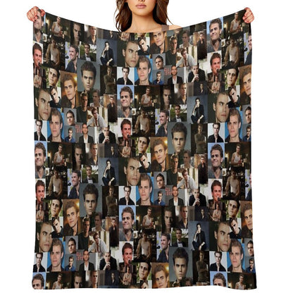 Paul Wesley Throw Blanket