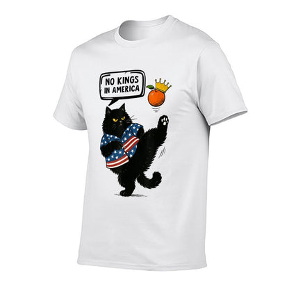 No King Lives Here No Kings in America Since 1776 Comfortable T-Shirt