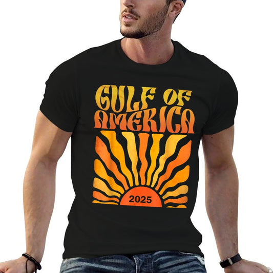 Gulf Of US America 2025 American Gifts Retro Vintage T-Shirt