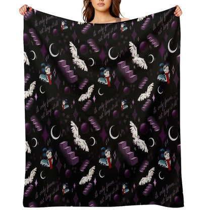 Labyrinth “It’s Only Forever Not Long at All” Throw Blanket