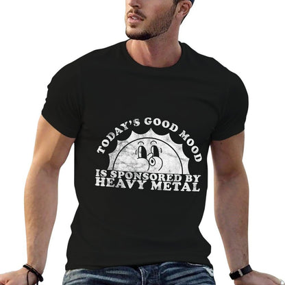 Funny Cute Vintage Retro Heavy Metal Or Heavy Metal  Breathable T-Shirt