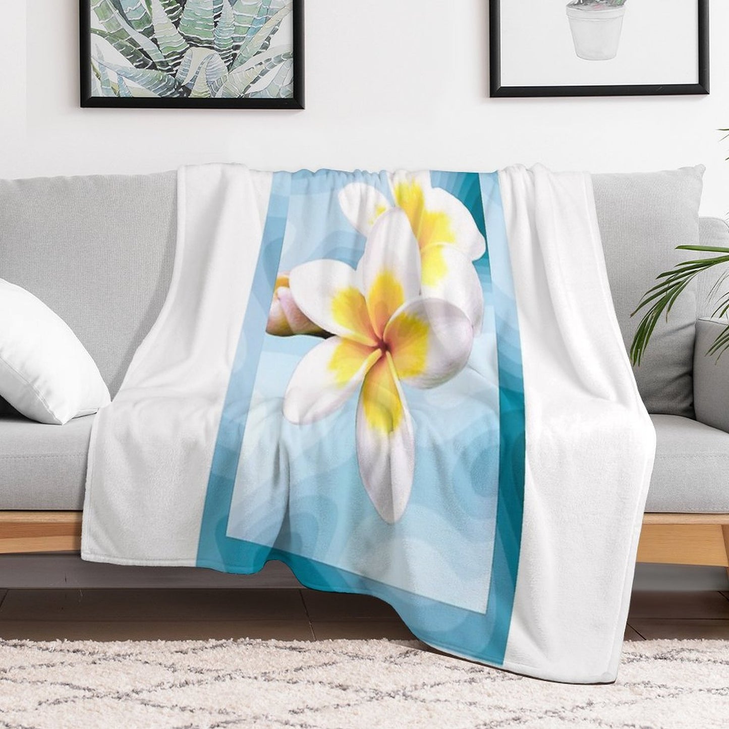 Maui Pop Art Throw Blanket