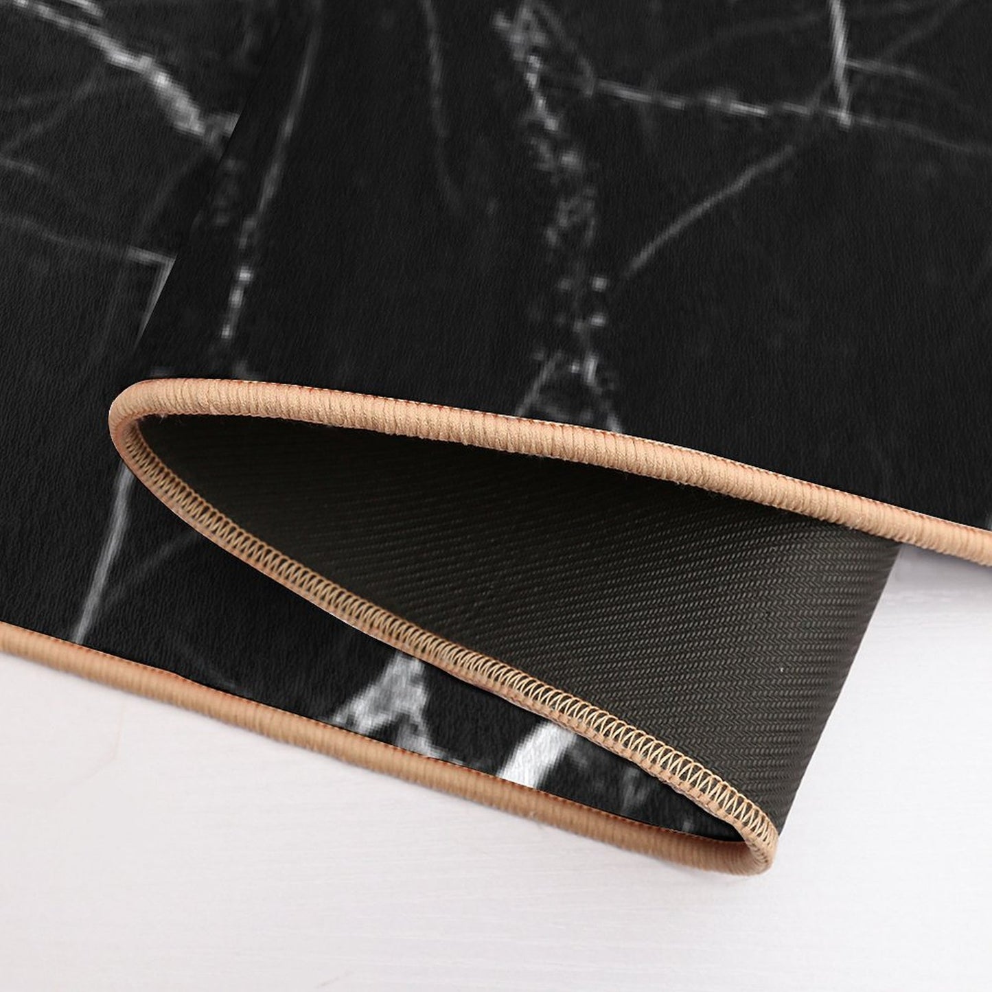 BLACK MARBLE Bath Mat