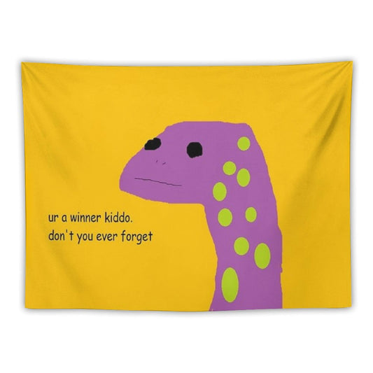 Motivational Lizard Tapestry
