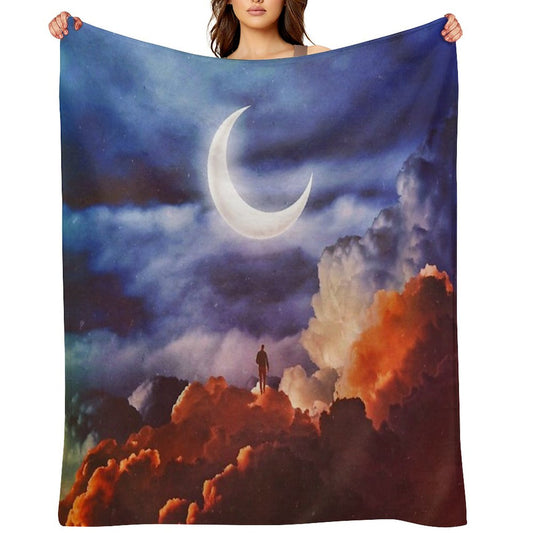Waiting For The Day Throw Blanket
