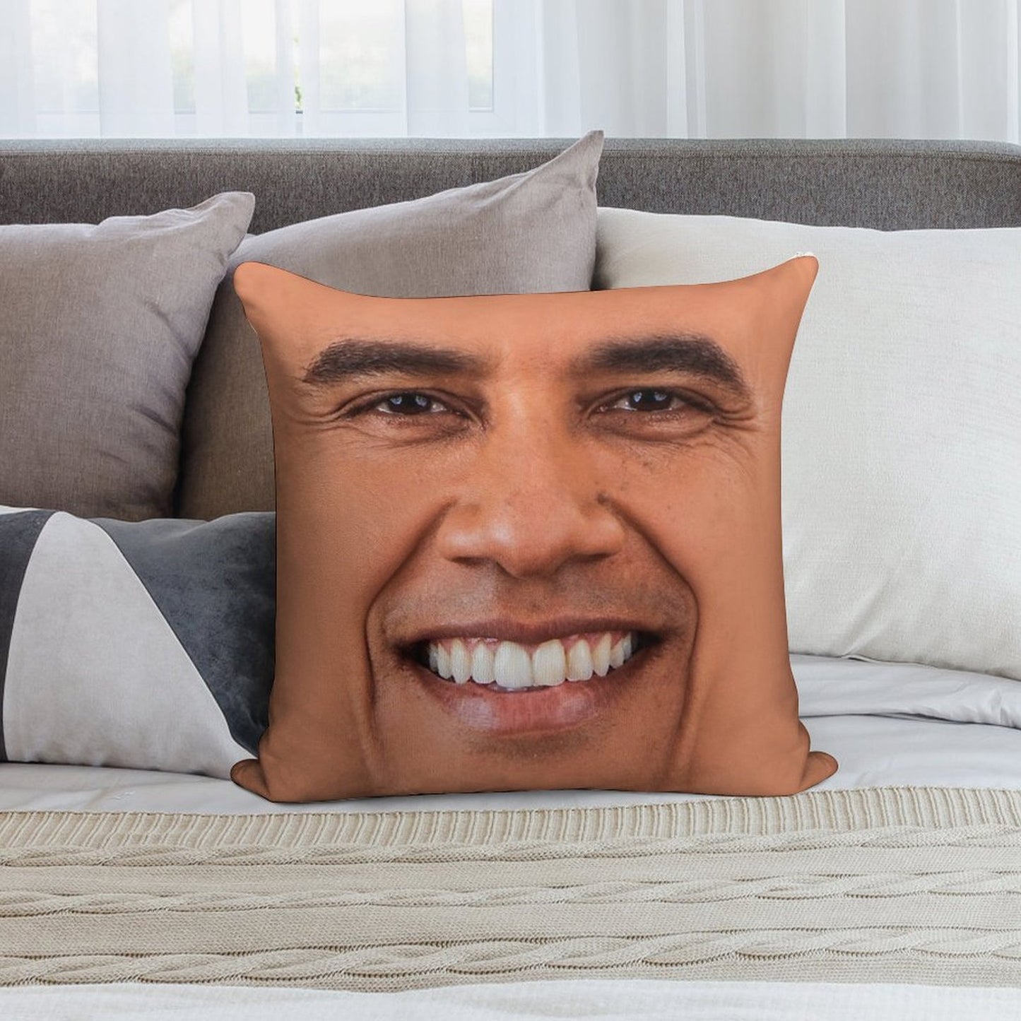 Obama Soft Multiple Sizes Throw Pillow