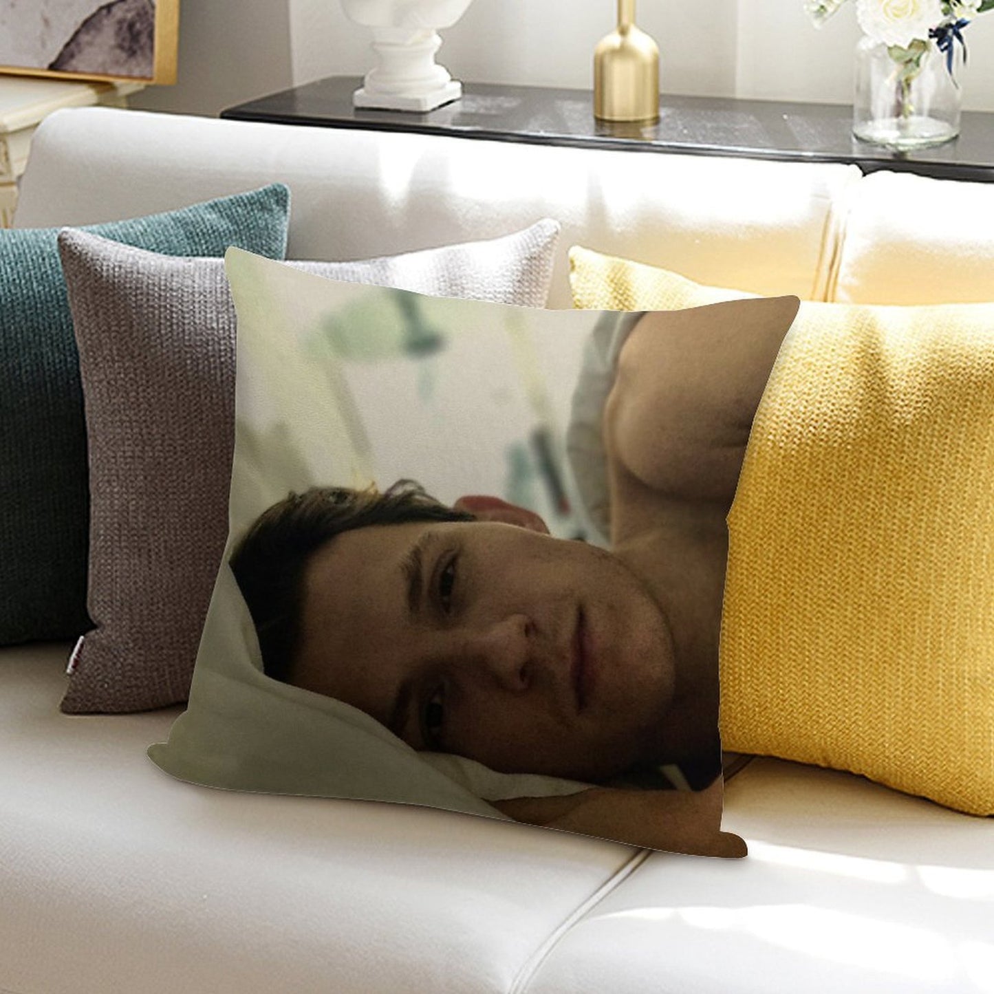 Tom Holland Soft Ultra-Soft Texture Throw Pillow