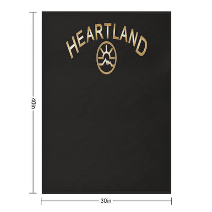 Heartland Logo Throw Blanket