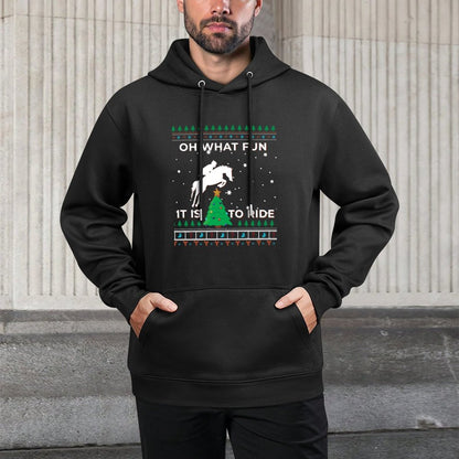 Horse Rider Equestrian Cowboy Ugly Christmas Sweater Jumper Sweatshirt Shrink-Resistant Hoodie