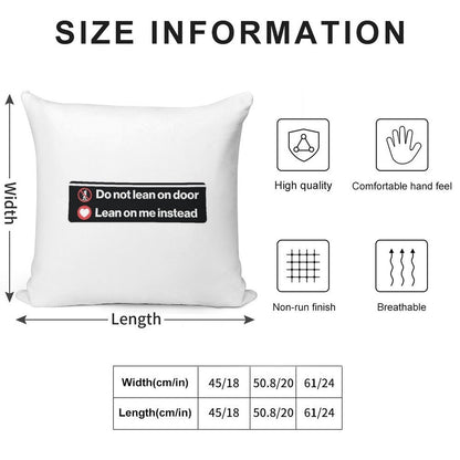 Lean on Me Soft Skin-Friendly Throw Pillow