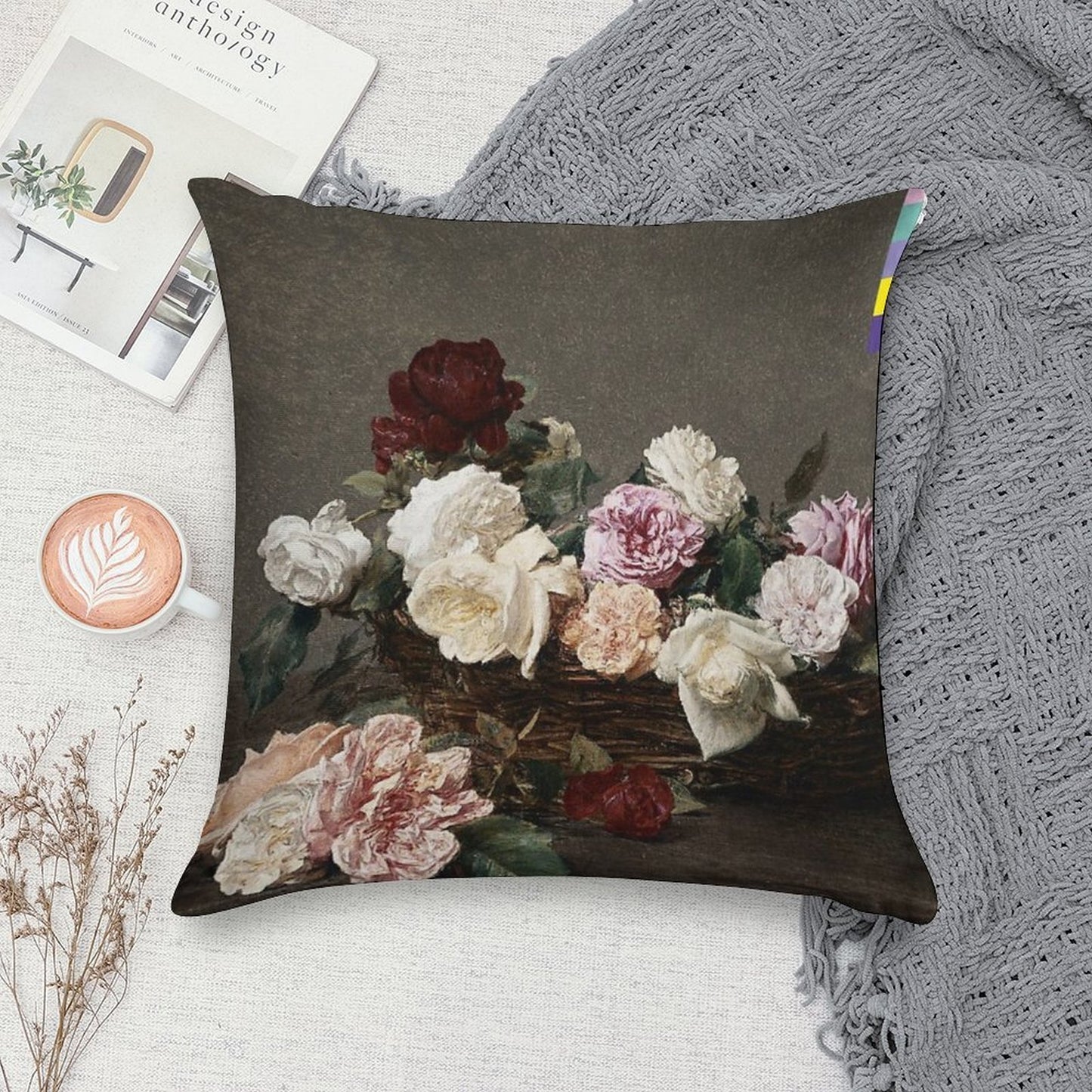 New Order - Power, Corruption & Lies Soft Fade-Resistant Throw Pillow