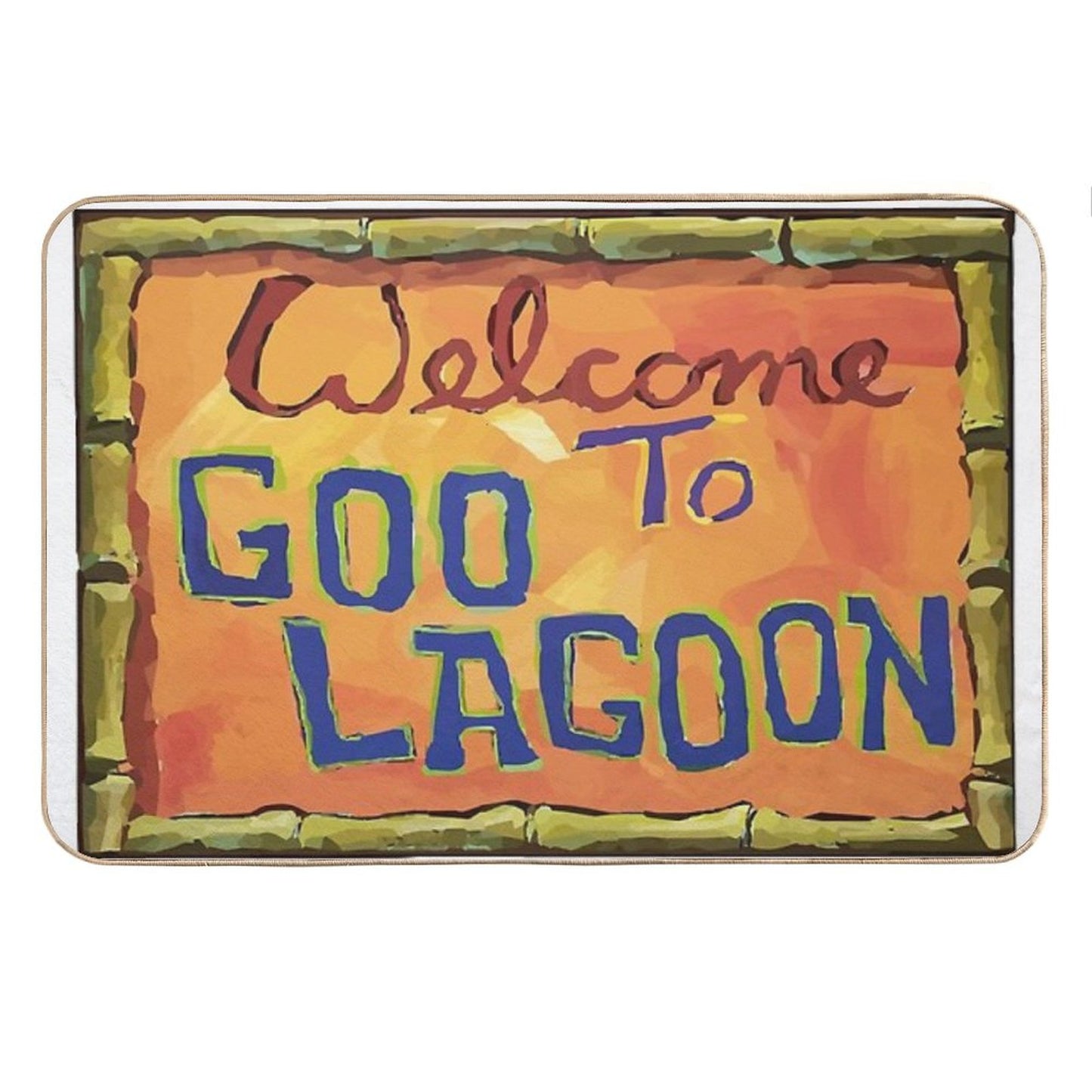 Welcome To Goo Lagoon Bath Mat