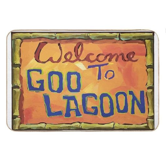 Welcome To Goo Lagoon Bath Mat