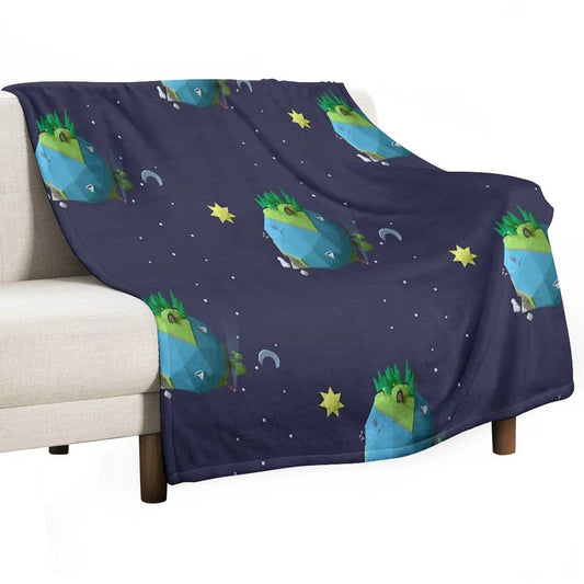 Little Planet Throw Blanket