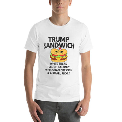 Womens Trump Sandwich Anti-Trump  Easy-care T-Shirt