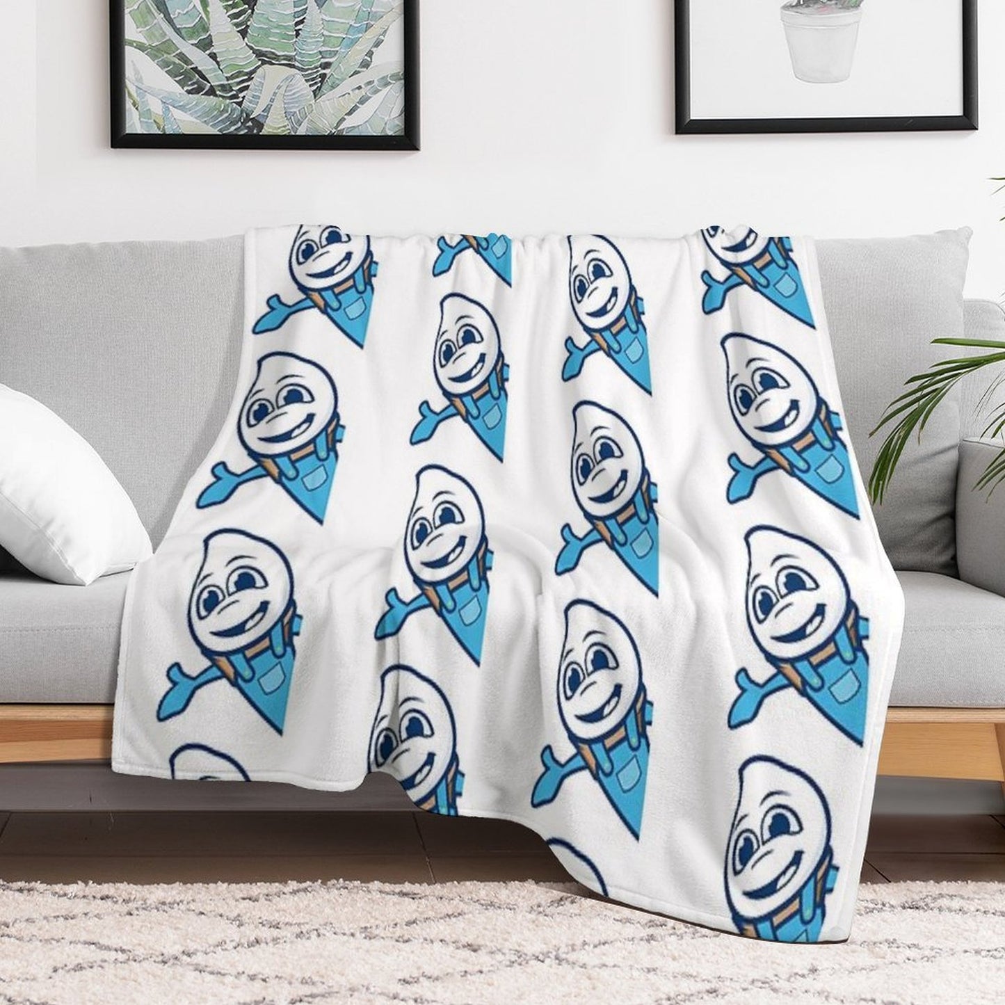 Culvers Scoopie Throw Blanket