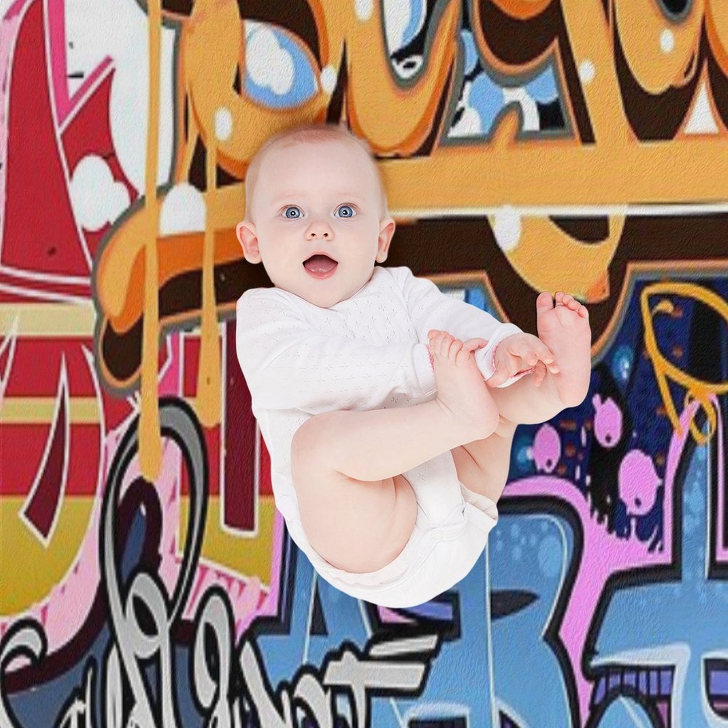 Graffiti Throw Blanket