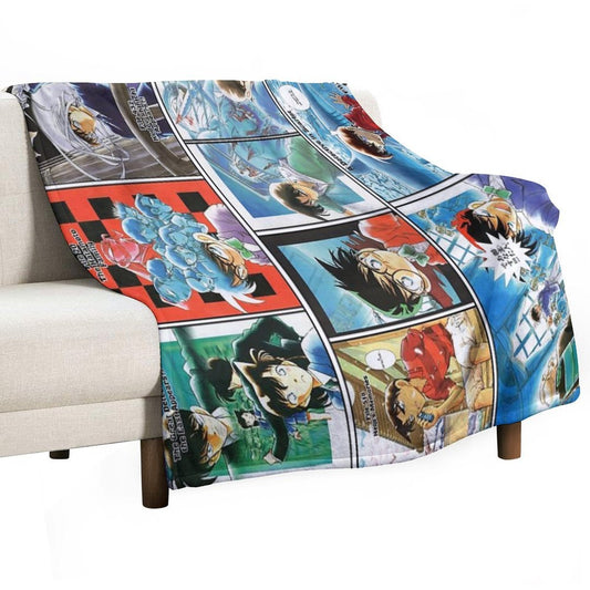 Detective Conan Edit - Color Pages Throw Blanket