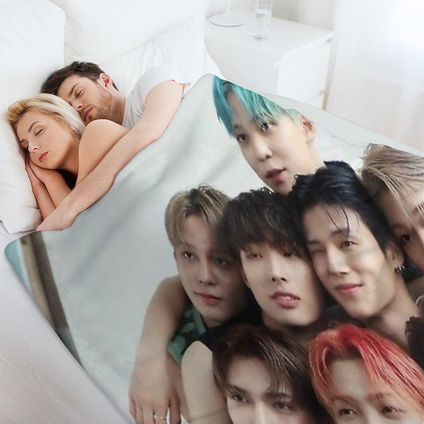 Ateez Throw Blanket