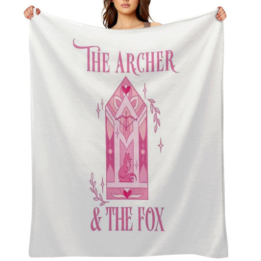 The Archer And The Fox - Once Upon A Broken Heart Throw Blanket