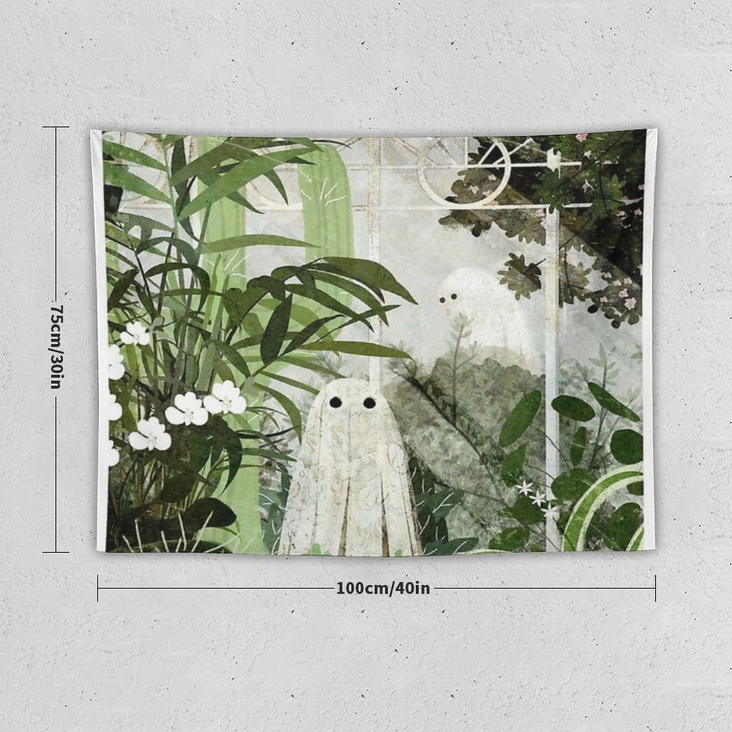 There's A Ghost in The Greenhouse Again Tapestry