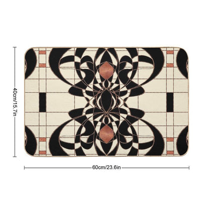 Twenties Vintage Art Deco Art Nouveau Design Bath Mat