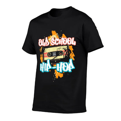 Retro Old School Hip Hop 80s 90s Graffiti Cassette Gift T-Shirt