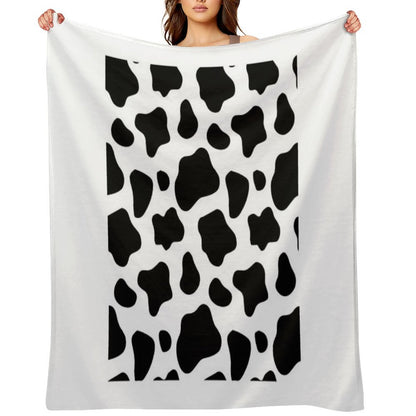 Cow Spots Pattern Cows Animal Print Throw Blanket