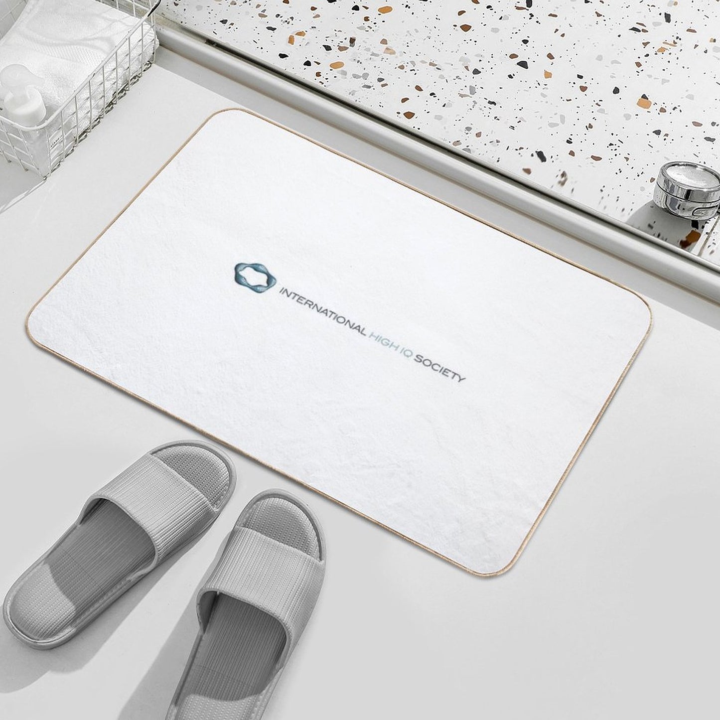 International High IQ Society - Logo Bath Mat