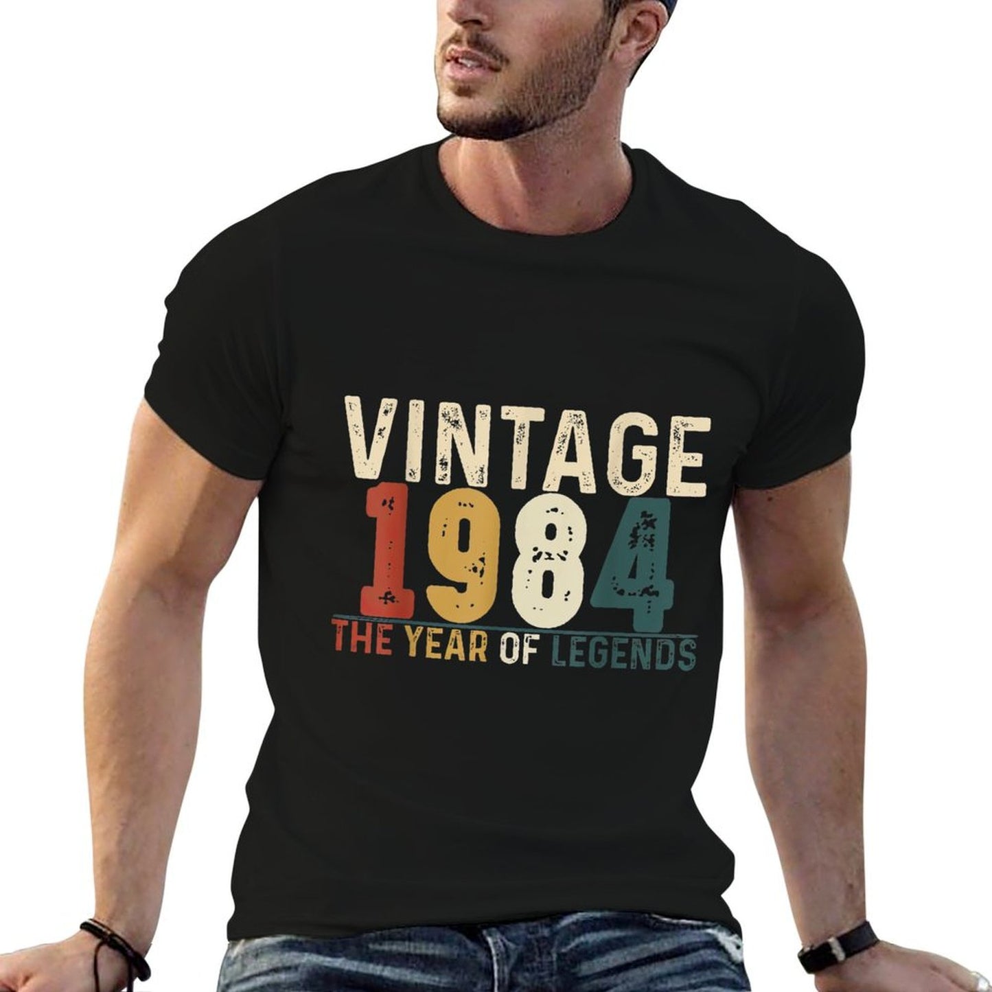 Vintage 1984 Legend 40th Birthday Gifts For Men Women  Relaxed-fit T-Shirt