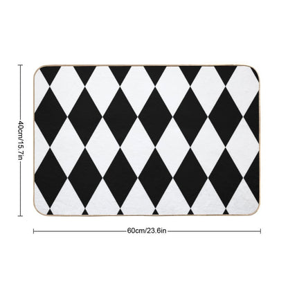Harlequin Diamonds Bath Mat