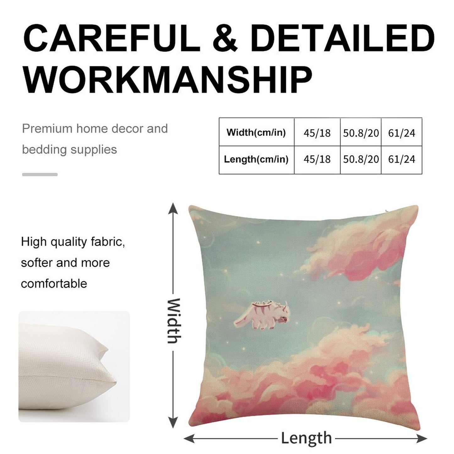 Dreamy Appa Poster V1 Linen Throw Pillow Cover