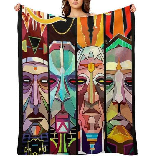 Clutch Band Throw Blanket