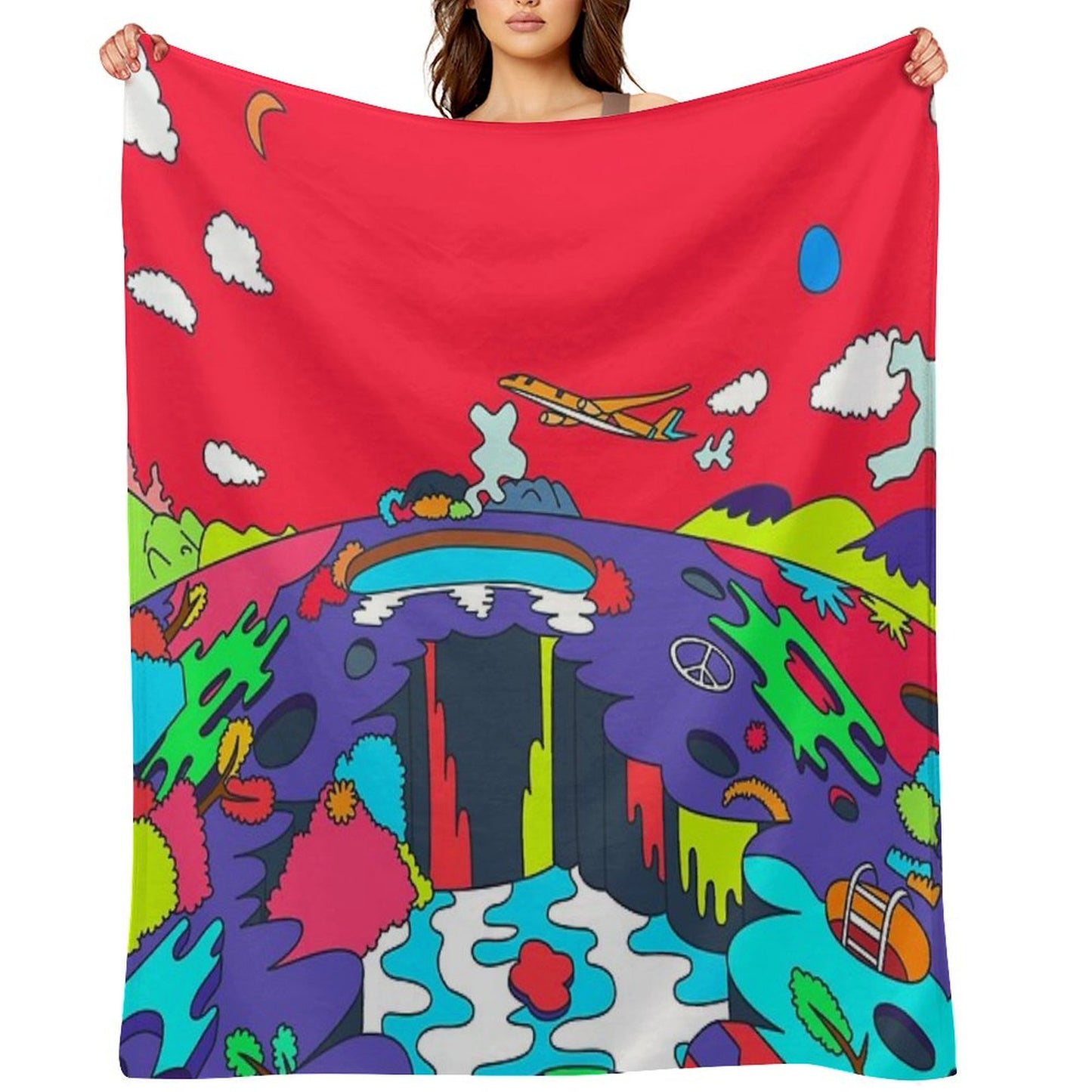 J-Hope Hope World Album Art Throw Blanket