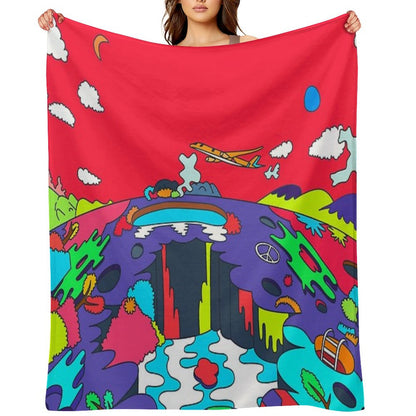 J-Hope Hope World Album Art Throw Blanket