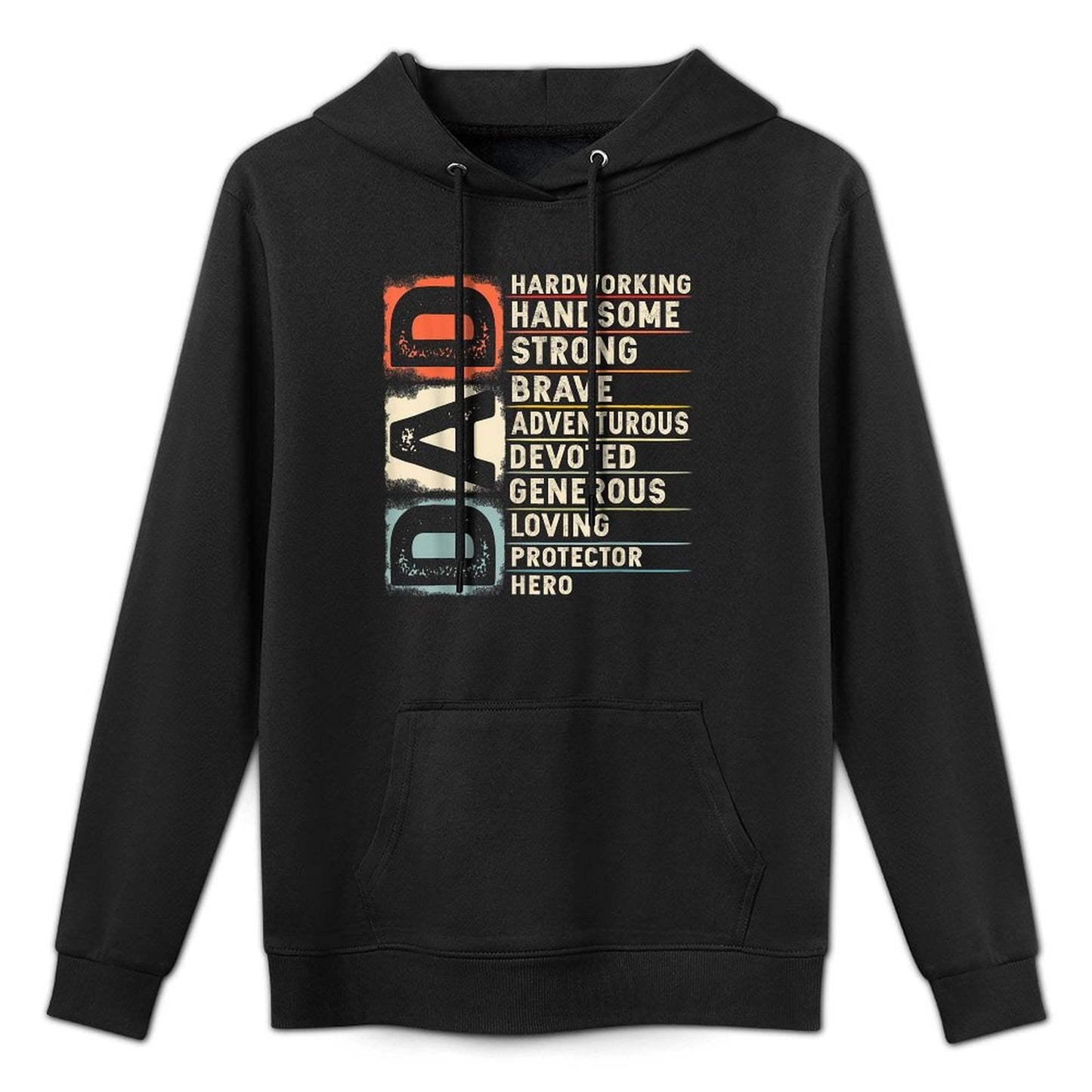 Vintage Funny Definition of Dad Retro Meme Joke Father's Day Pilling-Resistant Hoodie