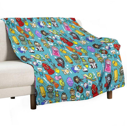 Time for Adventures Throw Blanket