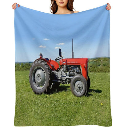 Massey Ferguson 35 Tractor Throw Blanket