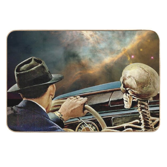 Deep Space Ride  Long-Lasting Bath Mat