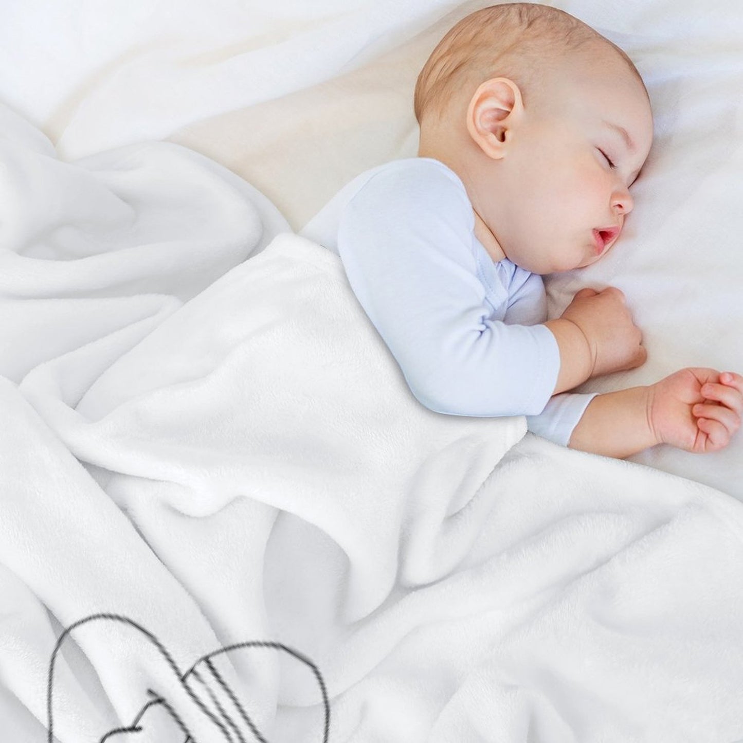 Dancer Looking to The Side, Bottomless Throw Blanket