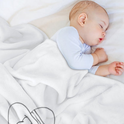 Dancer Looking to The Side, Bottomless Throw Blanket
