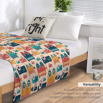 Retro Projectors Throw Blanket