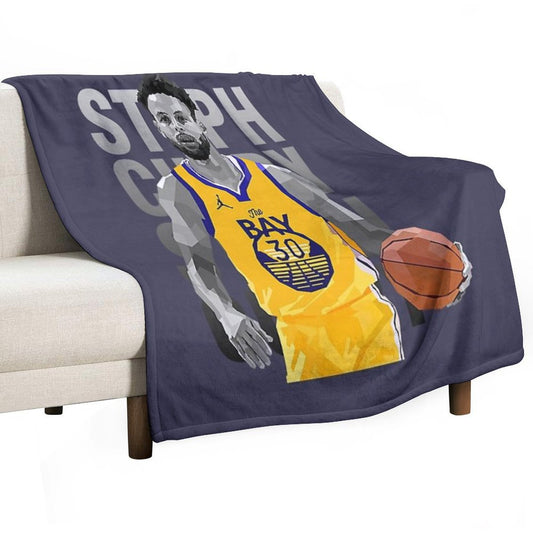 Stephen Curry WPAP Throw Blanket