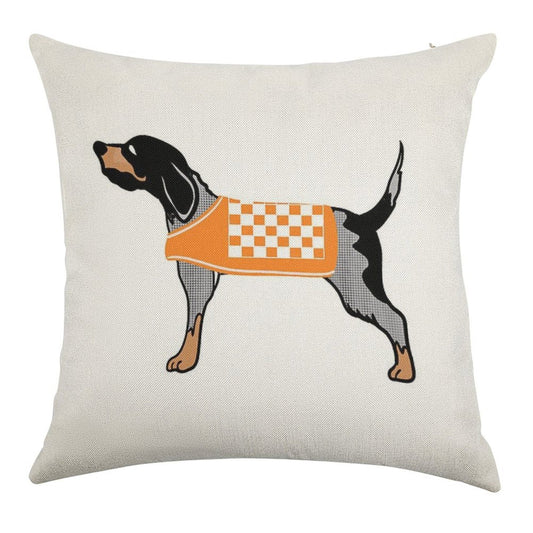 Smokey Linen Throw Pillow Cover