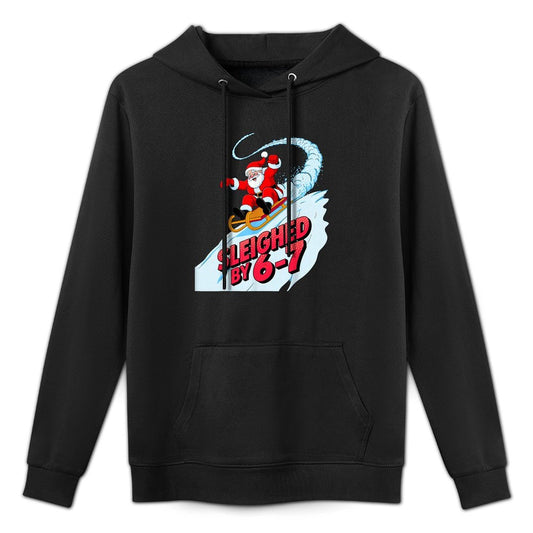 Christmas 67 Funny Xmas Six Seven Ugly Sweater 6-7 Shape Retention Hoodie