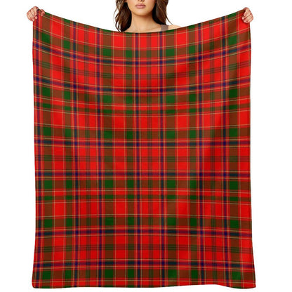 Clan Munro Tartan Throw Blanket